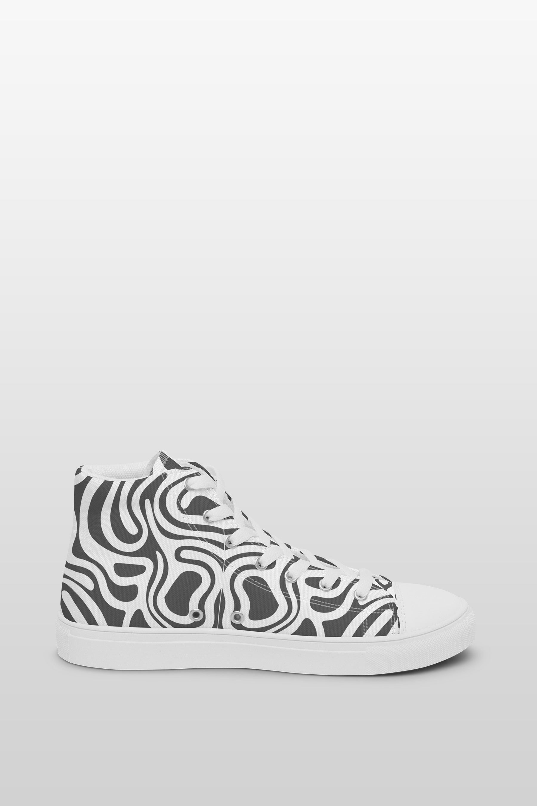 Men’s high top canvas shoes