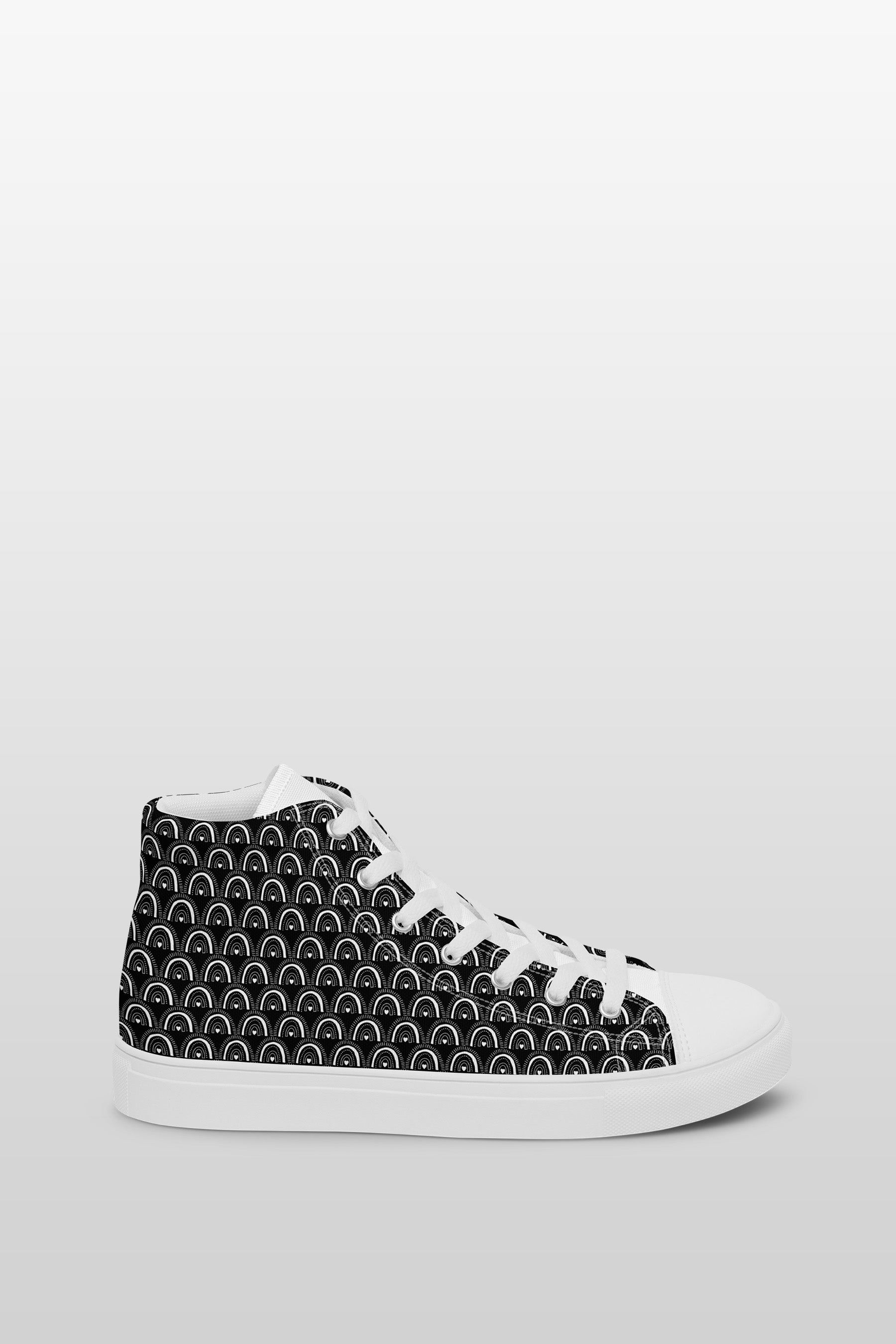 Men’s high top canvas shoes