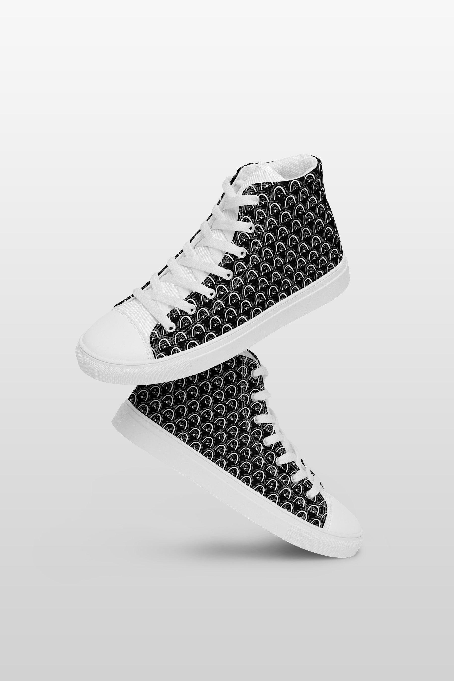Men’s high top canvas shoes