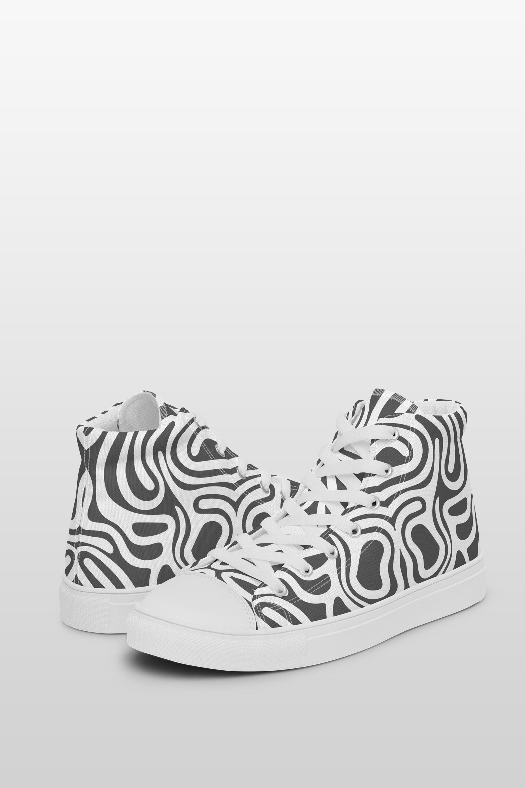 Men’s high top canvas shoes