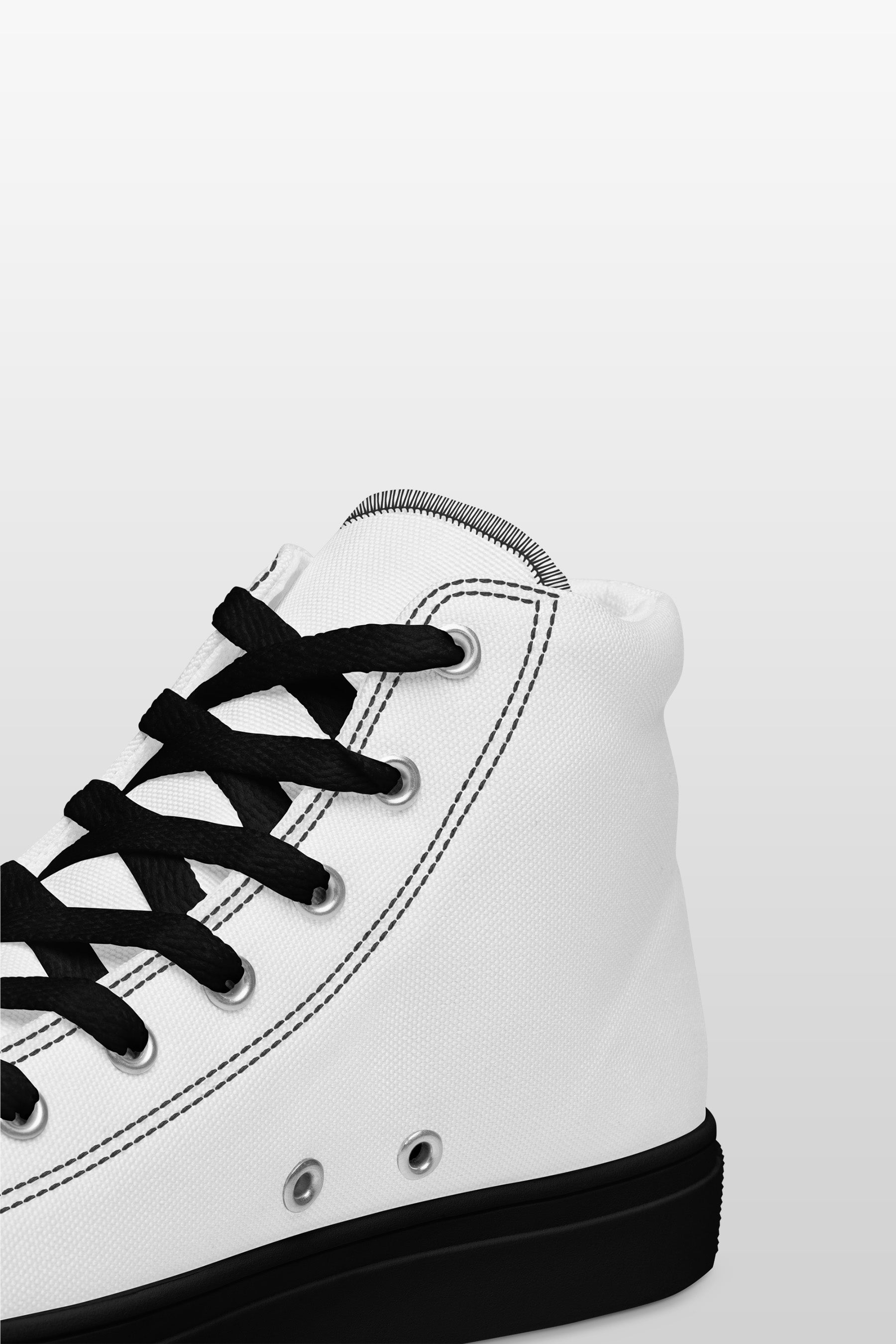 Men’s high top canvas shoes