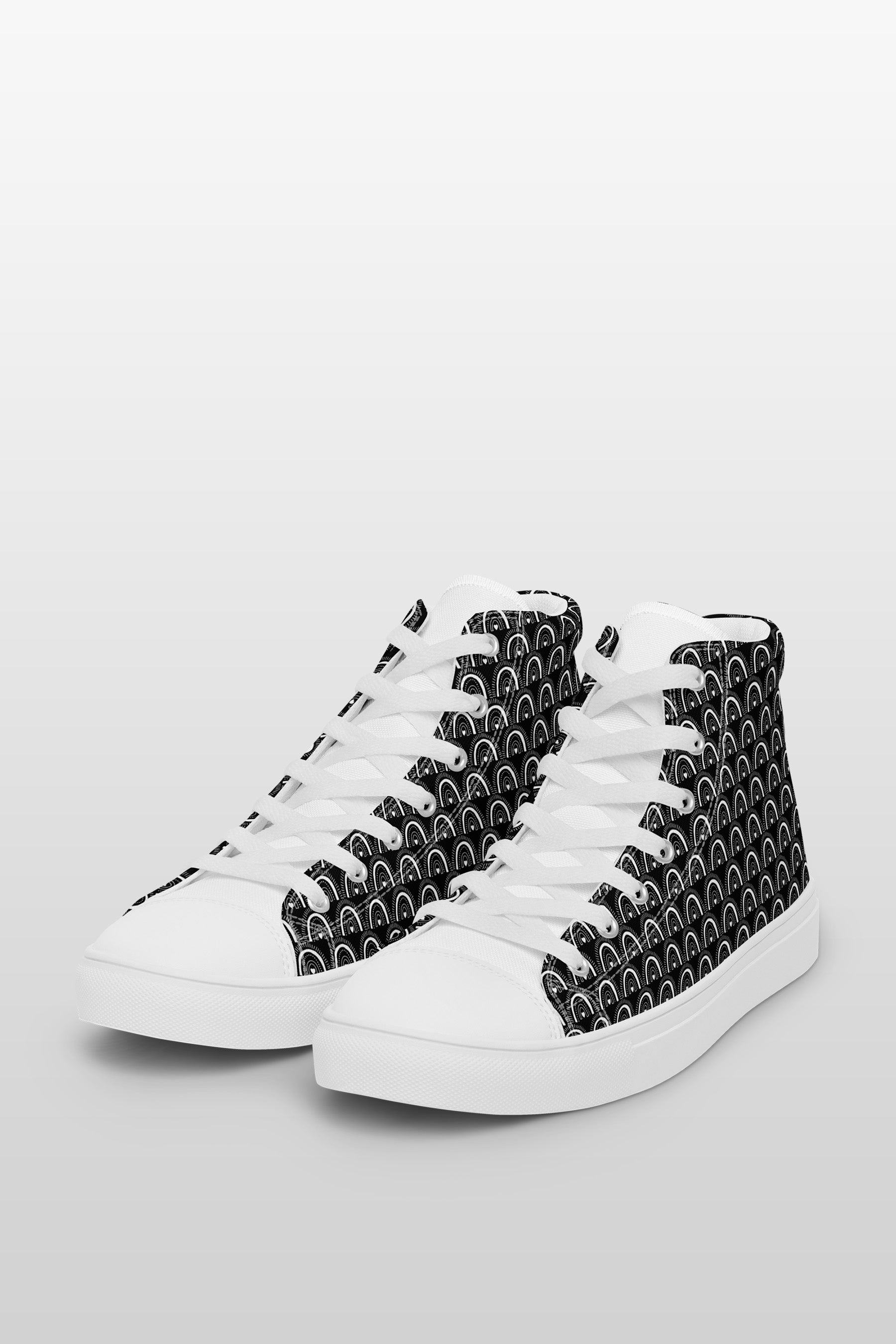 Men’s high top canvas shoes