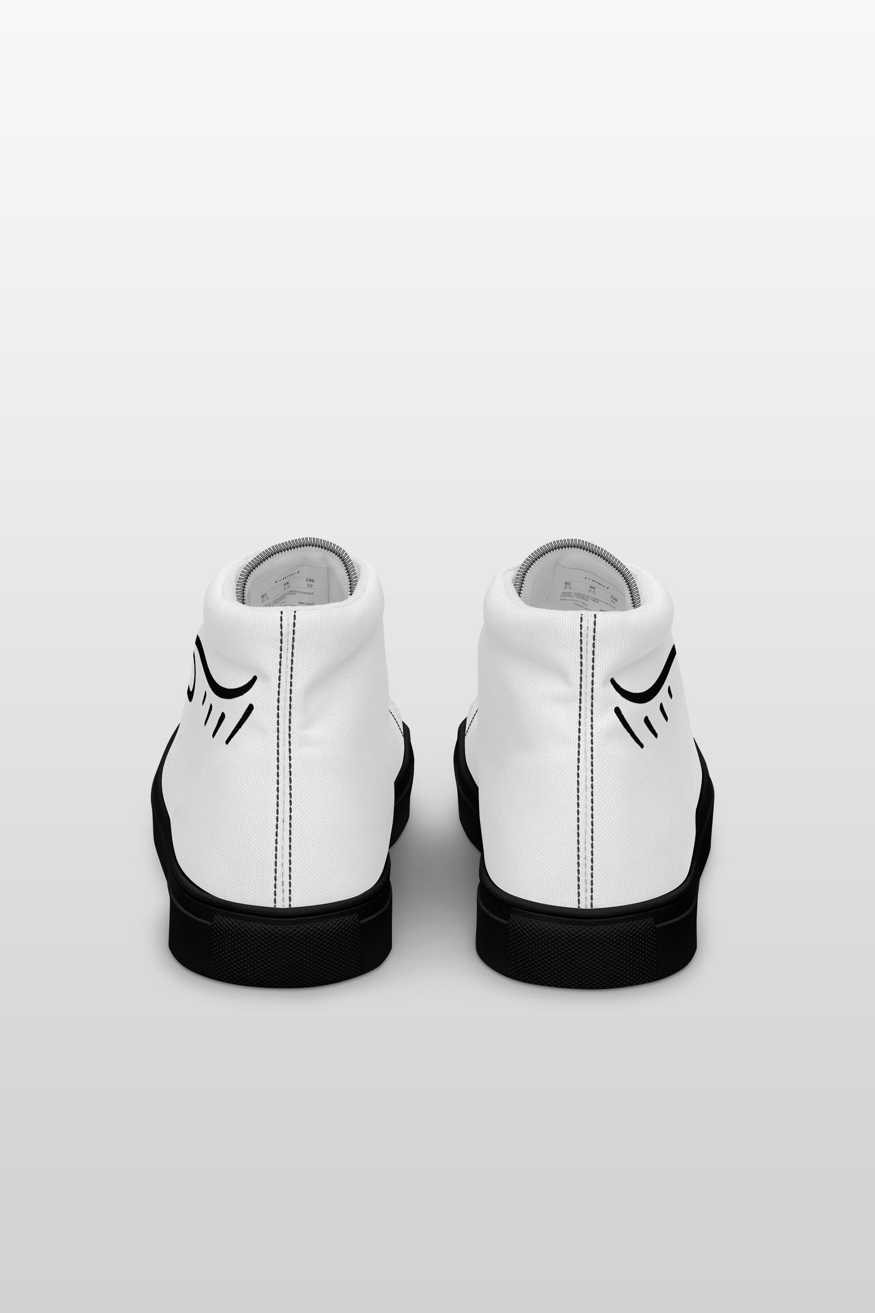 Men’s high top canvas shoes