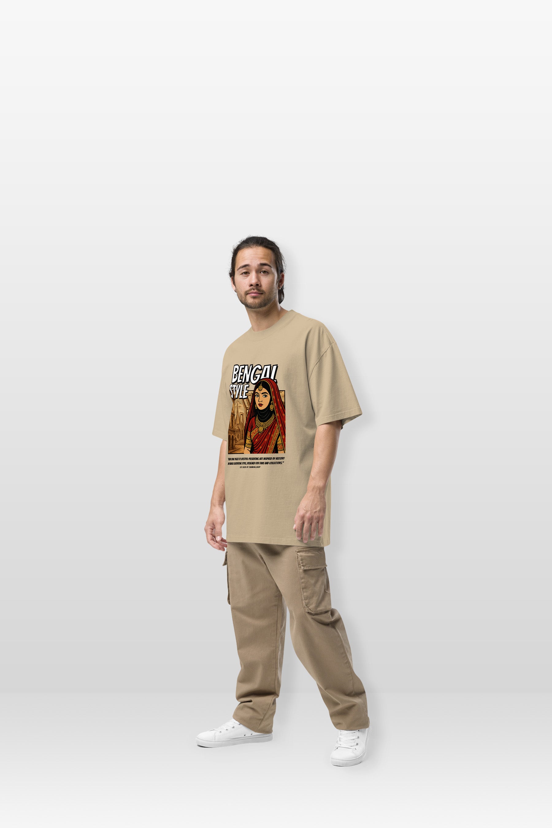 BENGAL STYLE OVERSIZED T-SHIRT