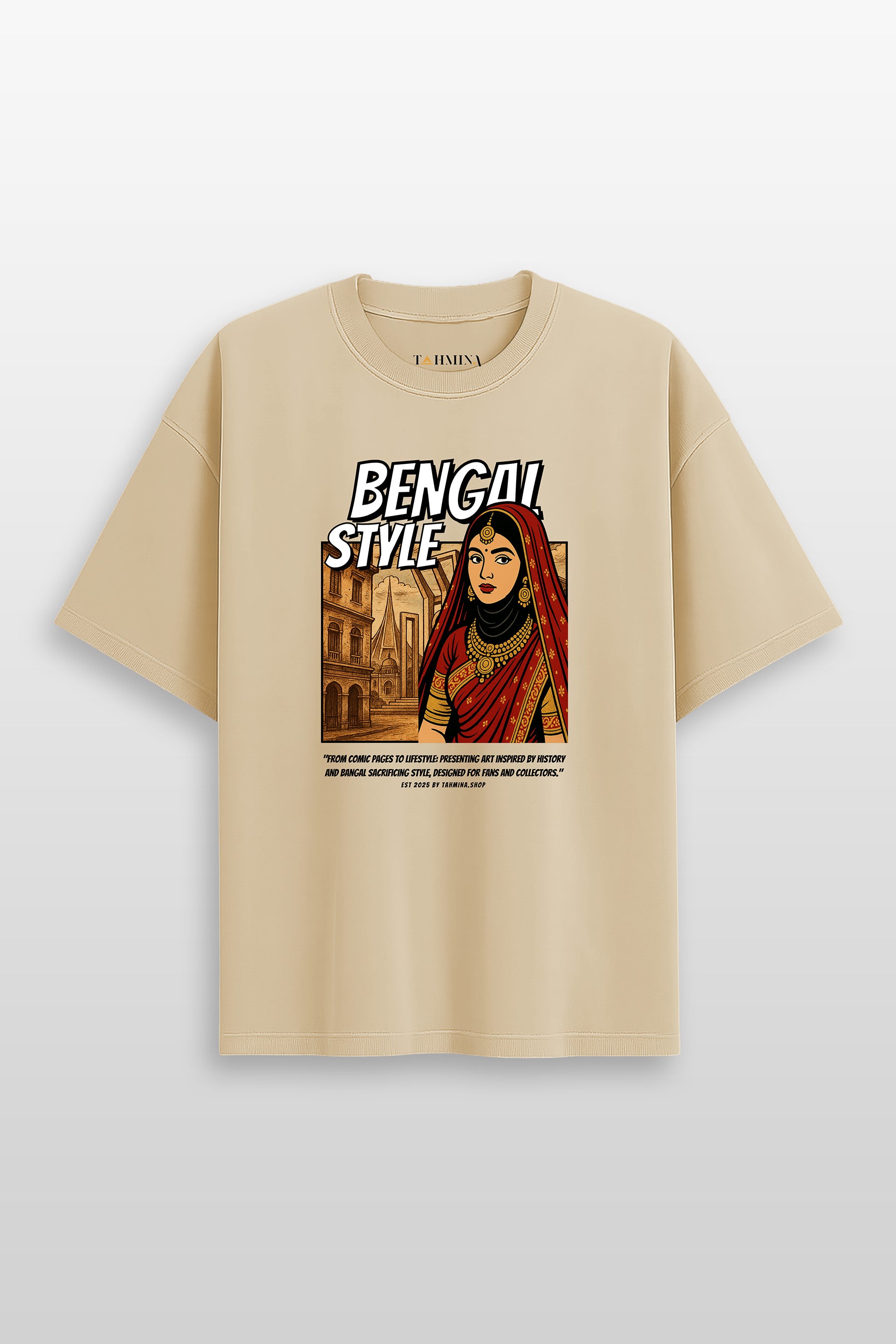 BENGAL STYLE OVERSIZED T-SHIRT