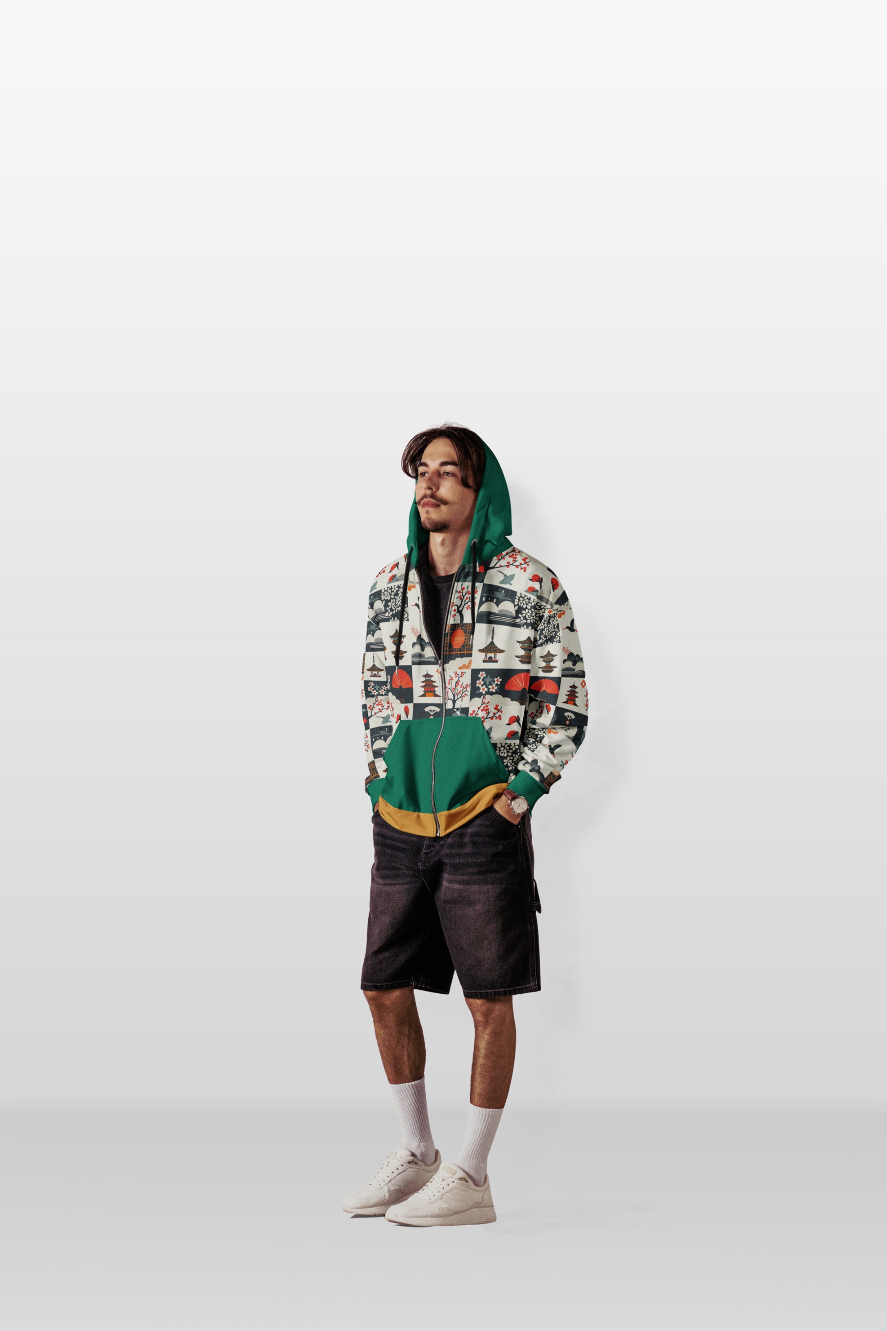 KYOTO MOTIF HOODIE