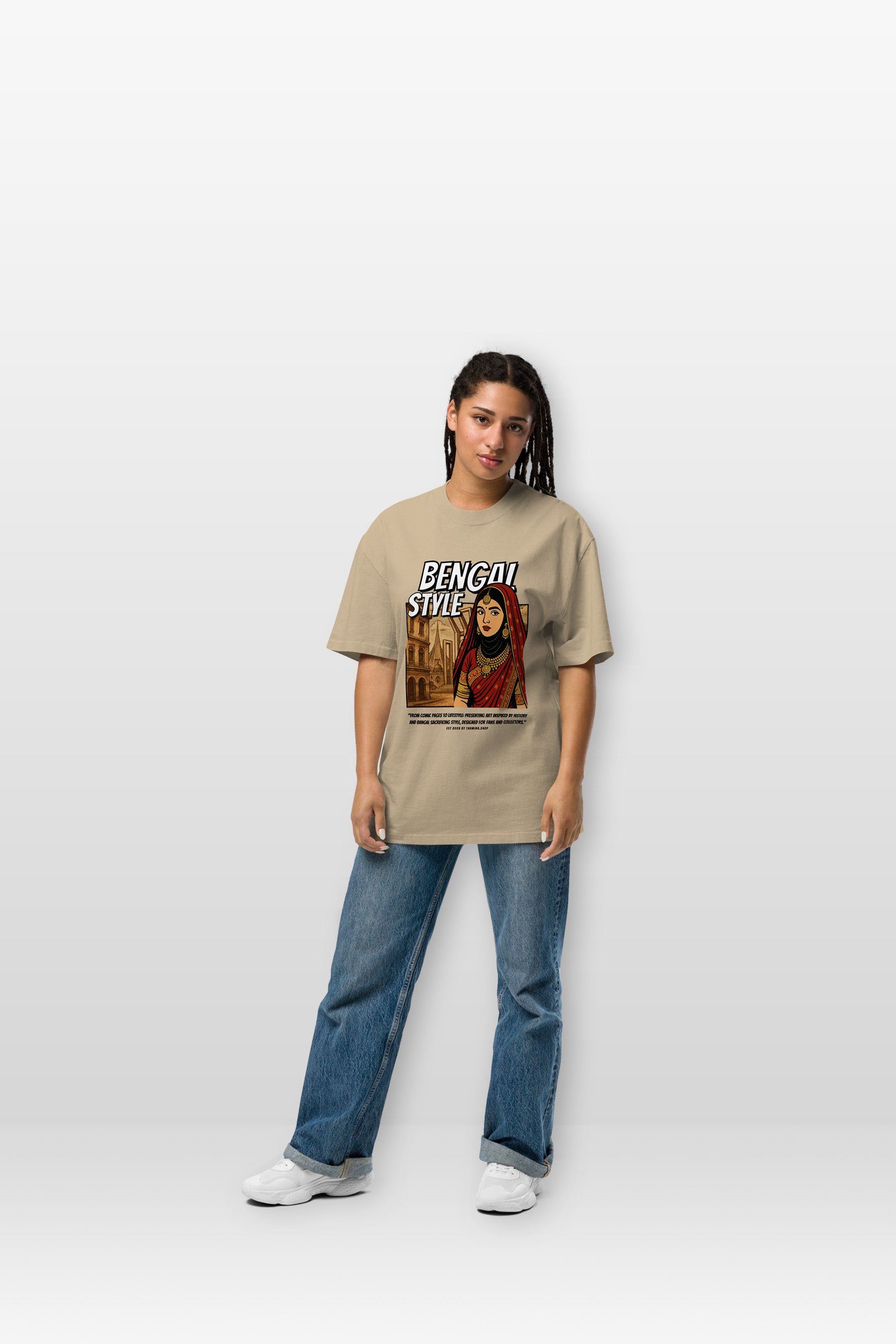 BENGAL STYLE OVERSIZED T-SHIRT